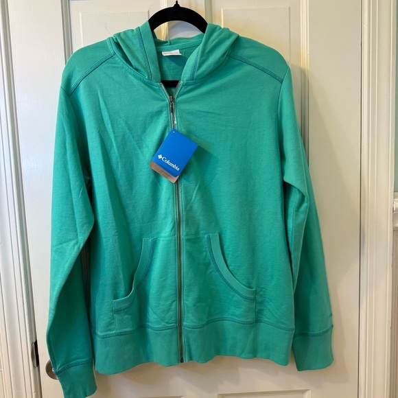 Columbia Green Zip-Up Hoodie - Picture 1 of 10